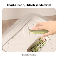 Moisture-Proof Rice Storage Bin Large Capacity Airtight Rice Container Transparent Body for Bakers