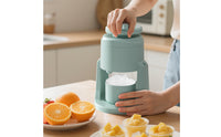 Hand Crank Snow Cone Machine Easy to Clean Household Shaved Ice Maker for Home
