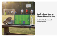 Includes Marker and Magnetic Pieces Attractive Coaching Board Portable Foldable Sports Strategy Board Long-Lasting for Team Captains