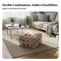 Comfortable Woven Zabuton Thick Padded Floor pad Japanese design Seat Pad Multi-Functional for mind-body practice Practitioners, Meditators, Tea lovers, Living Room, Bedroom, Meditation, Balcony
