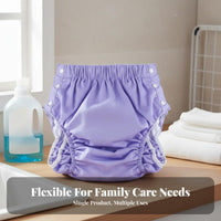 Reusable Mature Diaper Leak Resistant Reusable Mature Cloth Diaper Reusable Incontinence Pants Leak-Resistant Water Resistant