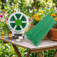 Synthetic Plant Tie Wire Dispenser, Tomato, Passionfruit, Fruit Tree & Vegetable Plant Tie, Built-in Cutter, for Climbing Plants