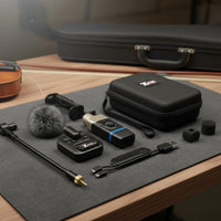 Portable Wireless Violin Pickup Professional Sound Violin Wireless Mic Amplification String Instrument Audio Pickup Plug and Play for Musicians, Stage, Recording, Rehearsal