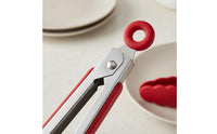 2 Pieces Non-Slip Grip Heat-Resistant Cooking Tongs Long-Lasting Stainless Steel Tongs Easy to Clean Kitchenware for Bbq, Grill, Baking