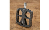 Triple-Bearing Pedals with Carbon Fiber Body Non-Slip Platform Pedals Sealed Bearings Wide for Mountain Bikers, Cyclists, Outdoor Riding, Road Cycling