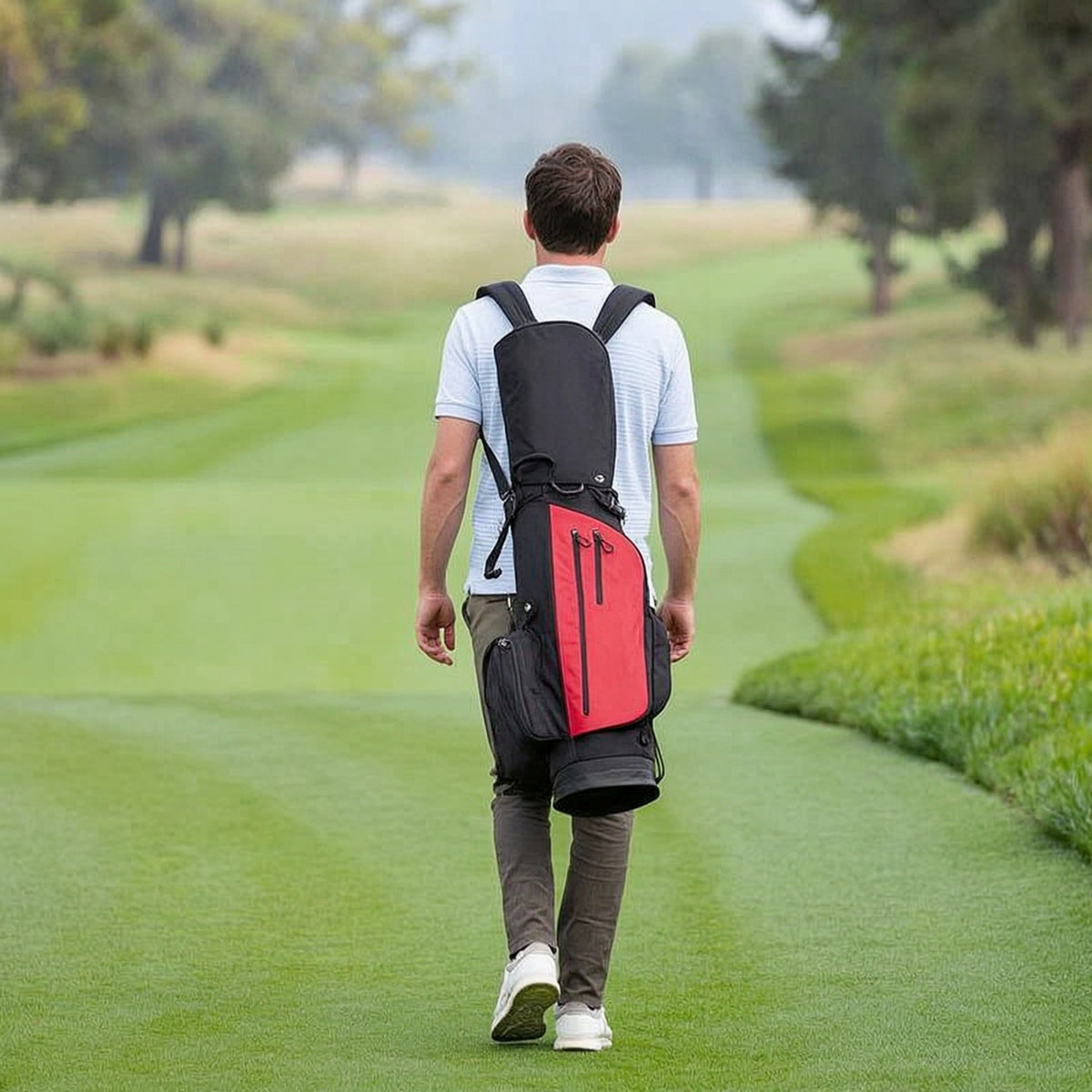 Lightweight Golf Stand Bag Structured Golf Bag with Stand Classic Full Length for Driving Range