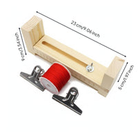 Easy to Use Wood Bracelet Loom Clamp Design DIY Bracelet Braiding Stand Polished Surface Cord Weaving Frame