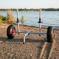 Kayak Transport Cart Portable Foldable Boat Carrier Adjustable Frame Heavy Duty  Cart for Kayakers
