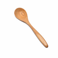 Wooden Spoon with Long Handle Natural Wooden Spoon Kitchen Utensils Smooth Scratch-Free for Restaurant