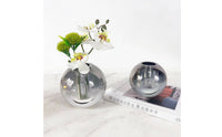 Table Vase Modern Style Round Vase Easy to Match Home Decor for Living Room, Entryway, Tabletop