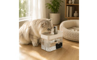 Quiet Pump Feline Water Fountain Easy to Clean Pet Fountain Water Fountain Filter System Large Capacity for Cats, Small Dogs