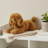 Bedtime Companion Teddy Dog Stuffed Gift Idea Stuffed Puppy Cuddly for Children, Sleep Time