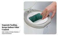 Foot Pedal Diaper Pail No Bending Required Odor Resistant Diaper Pail Foot Pedal Trash Can Large Capacity Easy to Clean