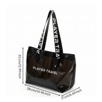 Glossy Travel Tote Secure Gym Tote Lightweight Waterproof for Beach