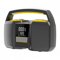 Fast Inflation Car Tire Inflator Auto Shut-Stop Electric Tire Inflator Pressure Gauge Digital Car Air Pump LED Lighting for Roadside Emergency, Travel, Night Use
