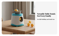 Solo Practice Table Tennis Pong Ball Machine Easy to Use Table Tennis Training Machine Lightweight Automatic Table Tennis Server Consistent for Children, Students, Beginners