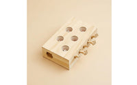 Solid Wood Feline Whack-a-Rodent Toy Interactive Lever Action Feline Toy Boredom Relief for Cats, Kittens, Indoor