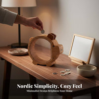 Cartoon Pig Coin Bank Great Gift Suggestion Pig Shaped Coin Bank Room Decor Sleek Surface House Decoration Reusable