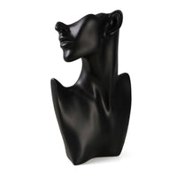 Modern Jewelry Display Bust Lightweight Necklace Display Bust Boutique Mannequin Head with Shoulders Sturdy for Retail Counter, Vanity