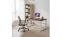 Simple Design Dual Office Desk Two Person Use Computer Desk Long-Lasting Study Table Easy to Clean for Small Apartment