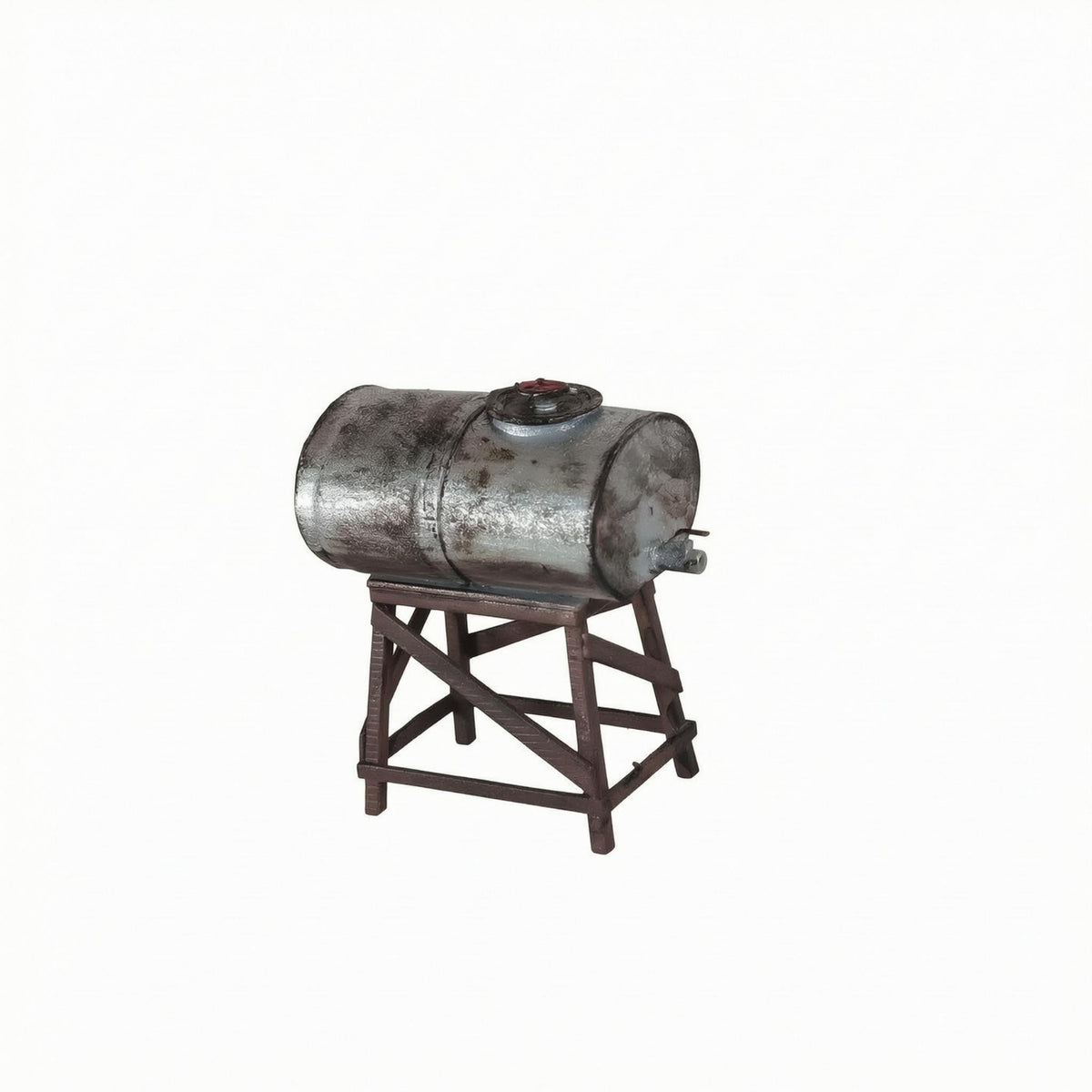 Cylindrical Body 1:64 Water Reservoir Model Stand Included Resin Miniature Reservoir Collectible Display for Collecting