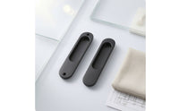 Recessed Pull with Finger Grip Space Saving Recessed Finger Flush Pull Smooth Sliding Door Handle for Wardrobes