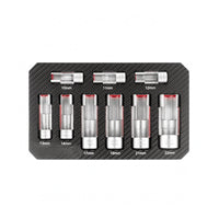 9 Pieces Slotted Fuel Line Socket Wrench Set Square Drive Fuel Line Socket Wrench Set Automotive Tool Clearly Marked Sizes
