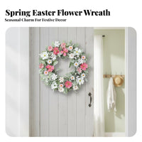 Seasonal Flower Wreath Pastel Hues Easter Wreath Seasonal Decor Handmade for Wedding