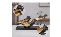 Abstract Sculpture with Base Modern Tabletop Sculpture Minimalist for Office Reception