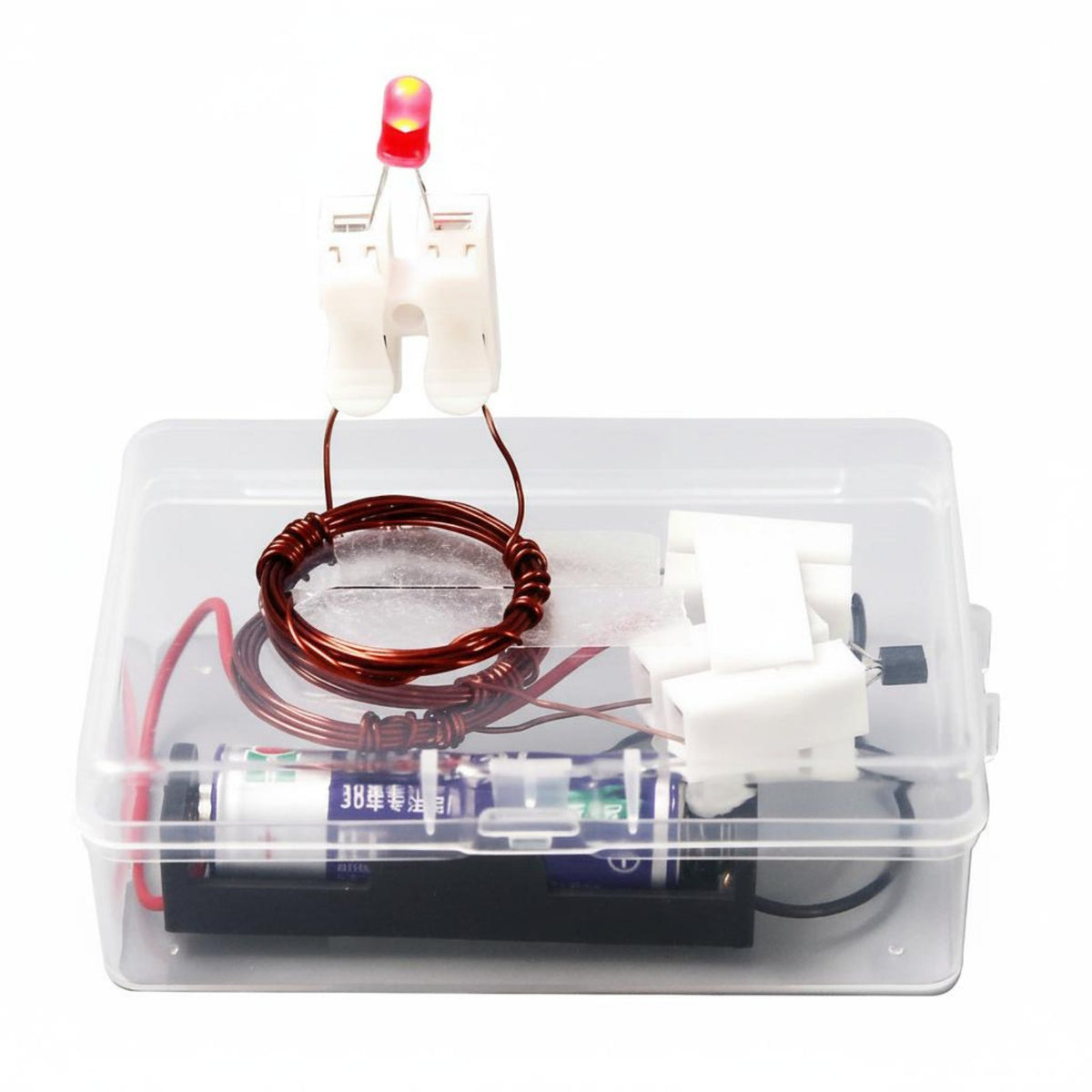 Hands-on Learning DIY Electromagnetic Induction Kit Induction Science Project Educational Supply for Teachers, Kids, Classroom