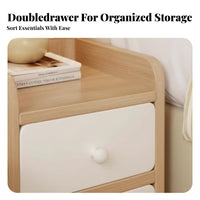 Space-Saving Narrow Bedside Cabinet sturdy Wood Legs Slim Bedside Drawer unit Minimalist and design Nightstand adaptable for Apartment Dwellers, Students, homeowners, Bedroom, Small areas, Dorm Room, Home Office