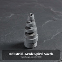 Silicon Carbide Spiral Nozzle Wear-Resistant Desulfurization Spray Nozzle Anti-Clogging Spraying Head for Gas Cooling