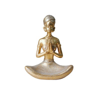Gold Meditation Figurines
