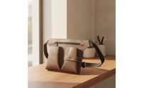 Leather-Like Barber Waist Bag Structured Waist Bag with Adjustable Strap Handsunrestricted Hairdresser Tool Pouch Easy to Clean for Hairdressers, Barbershop