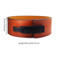 Lifting Belt with Lever Buckle Adjustable Lever Belt Supportive for Powerlifters