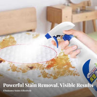 Waterless Mattress Cleaner Spray Water Formula Sofa Dry Removes Tough Stains Multi-Material for Pet Owners, Rugs, Home