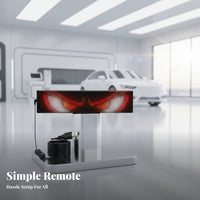 Car Advertising Screen USB Powered App Control LED Screen Customizable Animation & Text Flexible LED Car Panel for Business Owners
