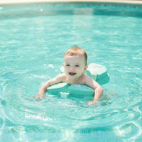 Adjustable Baby Buoyancy Aid with Shoulder Straps Padded Baby Swim Buoyancy Aid Safe Non-Inflatable Swim Circle Stable for Toddlers