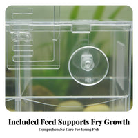 Guppy Breeding Fish Habitat High Clarity Aquatic Creature Hatchery Aquatic Creature Fry Separation Container Good Water