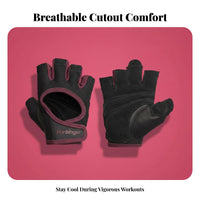 Half Finger Training Gloves Breathable Half Finger Gym Gloves Hand Protection Fitness Accessory for Men, Women, Weight Lifting, Workout, Bodybuilding