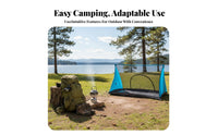 Pole-Less Mesh Tent Portable Camping Shelter Lightweight Screen for Backpackers, Tripers, Backpacking, Hiking, Trip