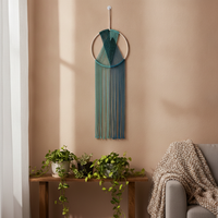 Morandi Macrame Woven Cotton Rope Tapestry Wall Hanging Bohemian Decor