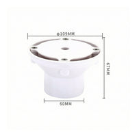 Pool Wall Return Fitting Adjustable Pool Return Jet Fitting Assembly Direct Replacement Leak-Proof for Swimming Pools