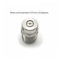 Rust-Resistant 1/4 Inch Male Thread Nozzle Long-Lasting High-Pressure Fan Nozzle Easy to Install for Professionals, Dust Suppression