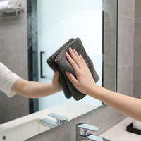 Thickened Magic Cleaning Cloth for Glass, 3 Pack Reusable Microfibre Cloth, Multi-Surface Cleaning Cloths for Mirrors and Screens