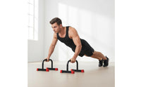 2 Pieces H Frame Push up Handles Non-Slip Base Exercise Stand Upper Body Training Fitness Equipment for Beginners, Home Gym
