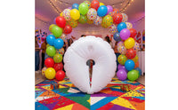 U-Shaped Weighted Balloon Base White Inflatable Water Weight Base Reusable Aqua Ballast Bag