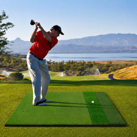 golf hitting mat