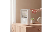 Desk Fan with Mist Digital Display Portable Misting Fan Operated for Office Workers, Dorm Room