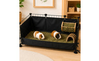 Waterproof Hay Feeder Bag Leakproof Hanging Hay Feeder Water Resistant Feeding Bag with Adjustable Strap Sturdy for Guinea Pigs
